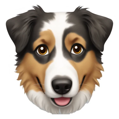 pyrenees / australian shepherd mix sticker
