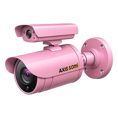 Security Camera pink Axis P1346-E sticker