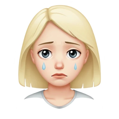 Sad sticker