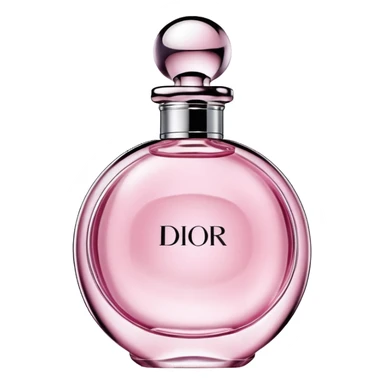 Pink Dior perfume sticker