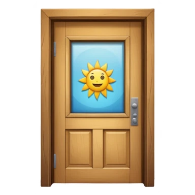 door corridor in school sticker