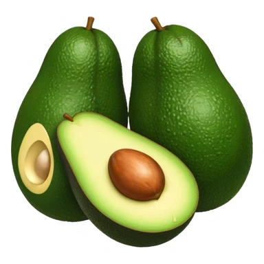5 avocados whithout seed sticker