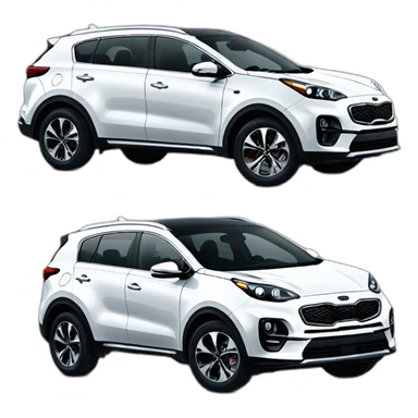 white kia sportage from 2023 sticker