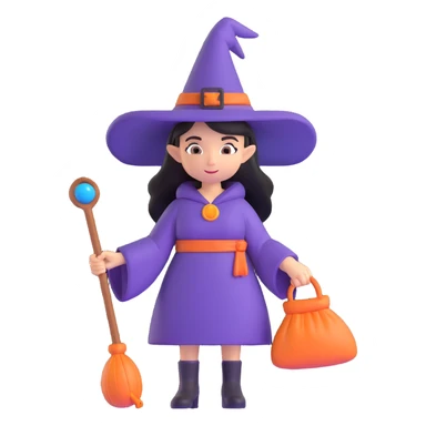 bag witch andy sticker