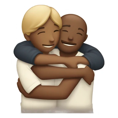 couple hug sticker