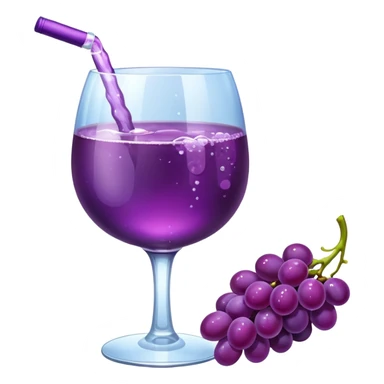 Grapes Drink with alochol sticker