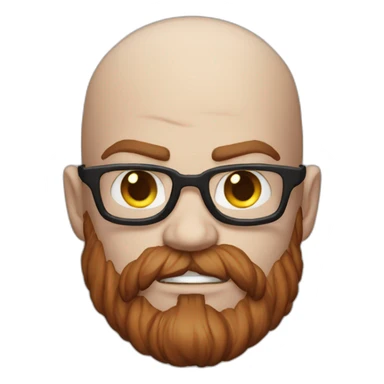 Kratos head nerd sticker