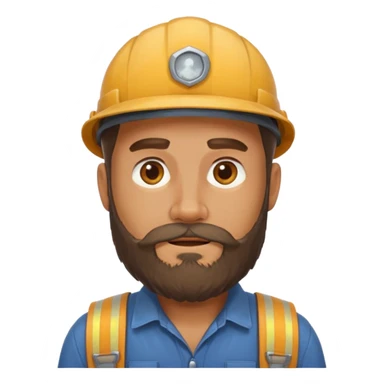 bearded courier sticker