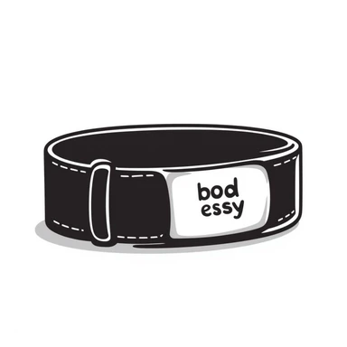 vertical gym lifting belt, simple and clear sticker