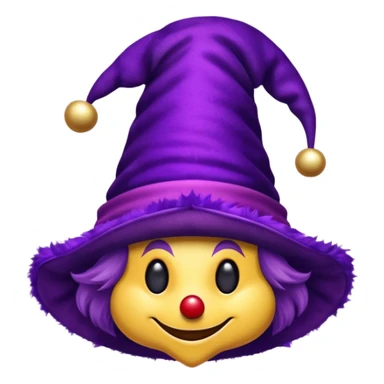 Purple Jester’s Hat sticker