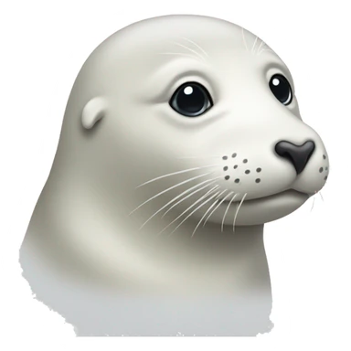 White seal sticker