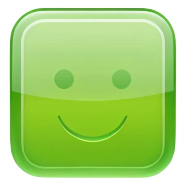 flat check in green sticker