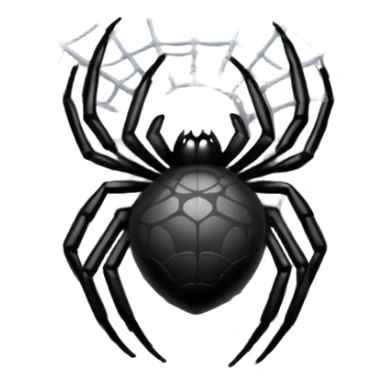 spider web nest sticker
