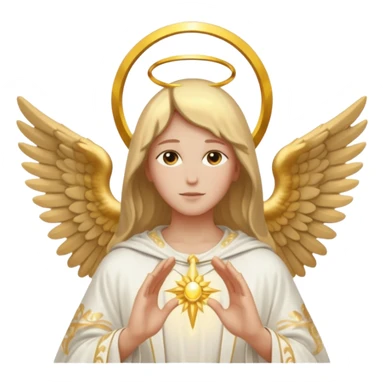 Aesthetic biblical faceless archangel sticker