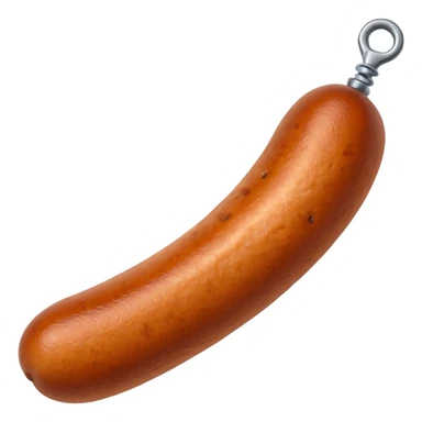sausage with a screw inside sticker