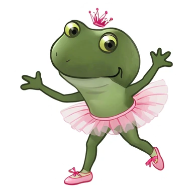 Superman making ballet sticker