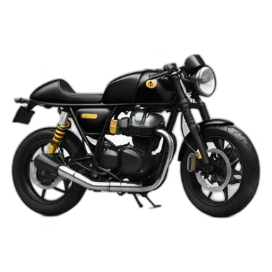 bike black body cafe racer sticker
