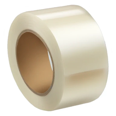 transparent adhesive tape roll sticker