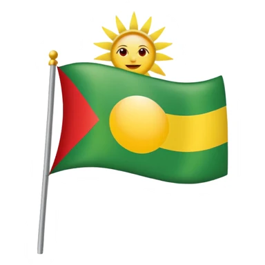 Kurdish flag sticker