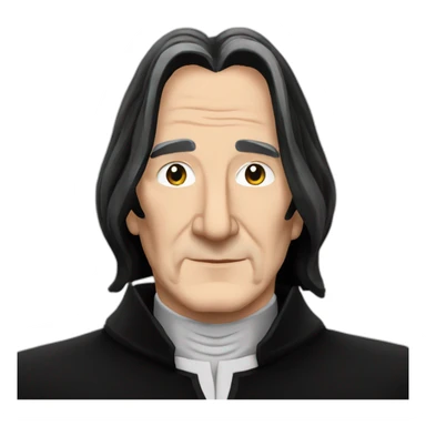 elegant severus snape alan rickman sticker