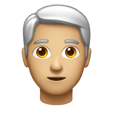 A male observe and select information sticker