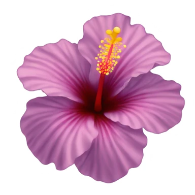 hibiscus flower sticker
