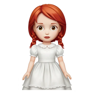 character doll Annabelle sticker