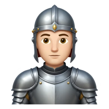 medieval knight sticker