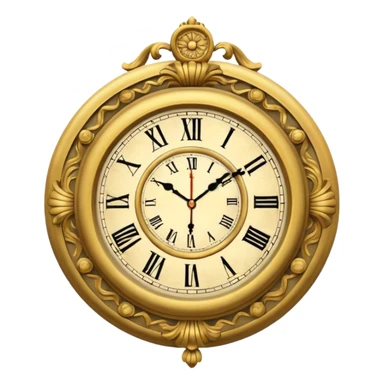 wall clock, royal sticker