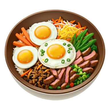 Create an emoji for Korean bibinba  sticker