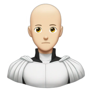 bald one punch man sticker
