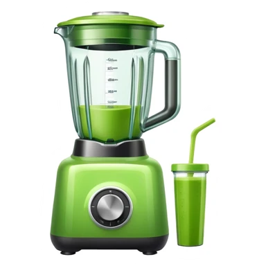 green kitchen blender sticker