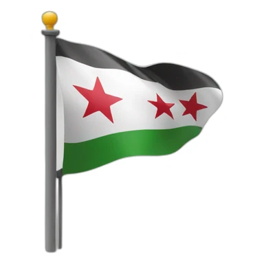 Flag of Free Syria sticker