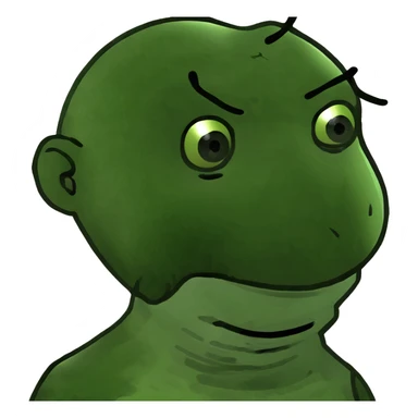 asian euan with glue on him sticker