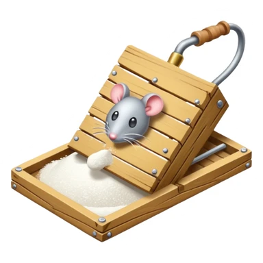 mouse trap filled with cocaine  sticker