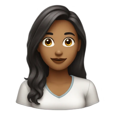 University Student girl who also was podcaster sticker