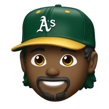 oakland athletics baseball player sticker