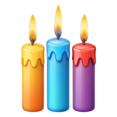 birthday candles sticker