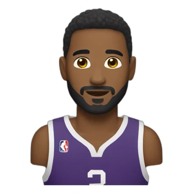 Jugador baloncesto sticker