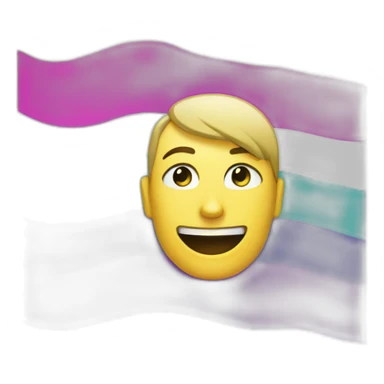 Bandeira bissexual  sticker