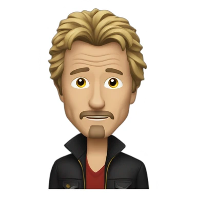 johnny halliday sticker