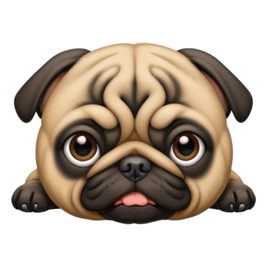 Pug morto sticker