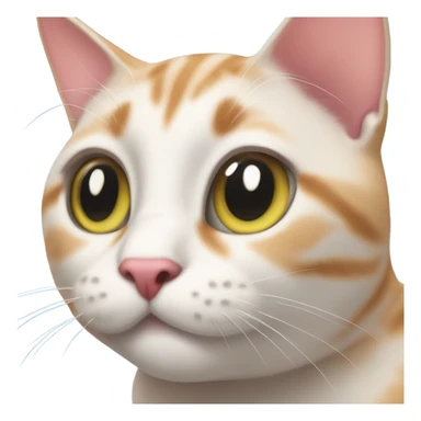 Cat sticking tongue out sticker