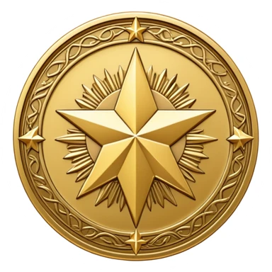 Morningstar pentecostal coin sticker