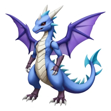 Noivern-Latios-Marowak-Lugia-Fakémon-hybrid-creature (full body)  sticker