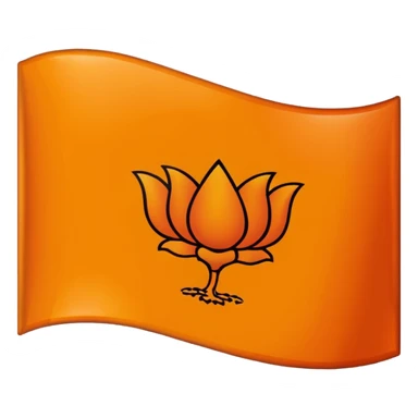 Bjp flag sticker