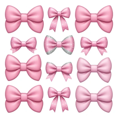 Cute coquette stickers bows, aesthetic girly stickers sticker