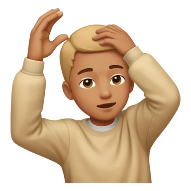 a person dabbing sticker