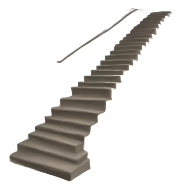 stairs & a tongue sticker