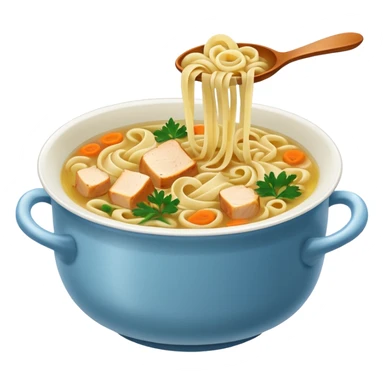 chicken noodles sticker